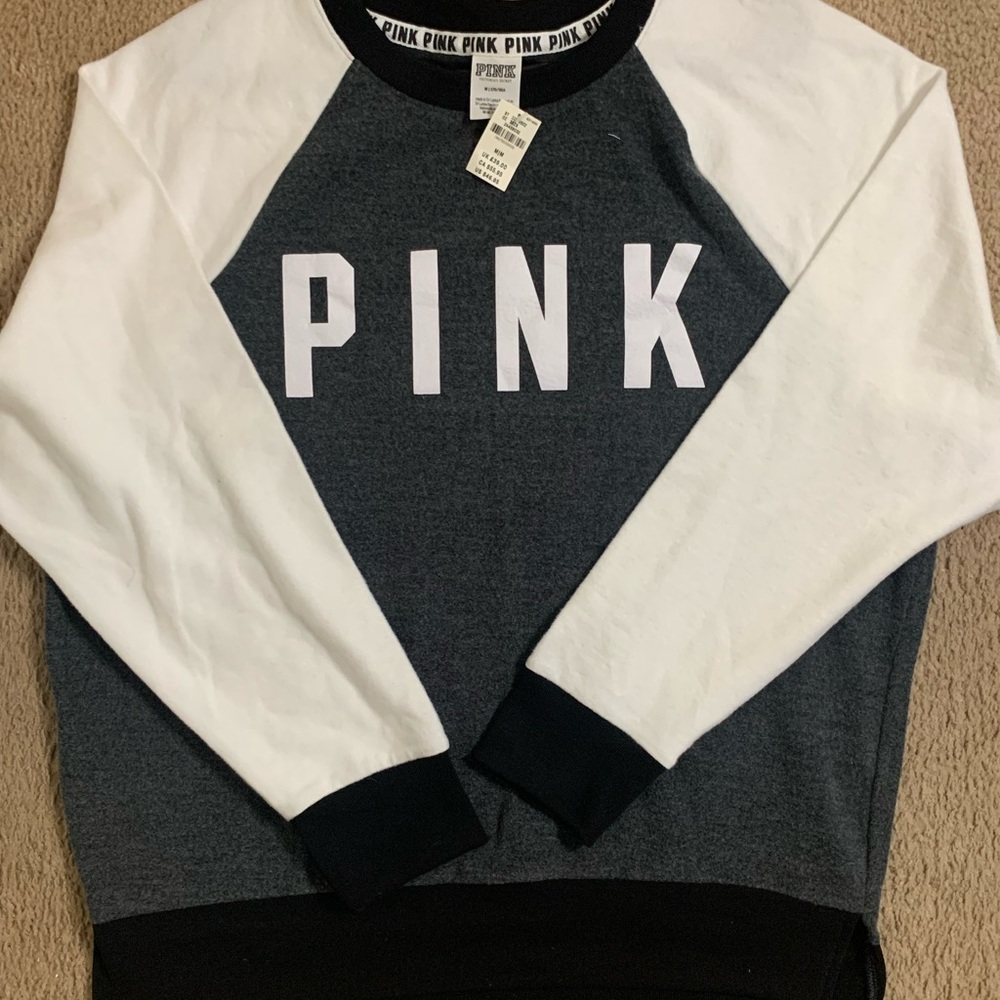 PINK crew neck sweater